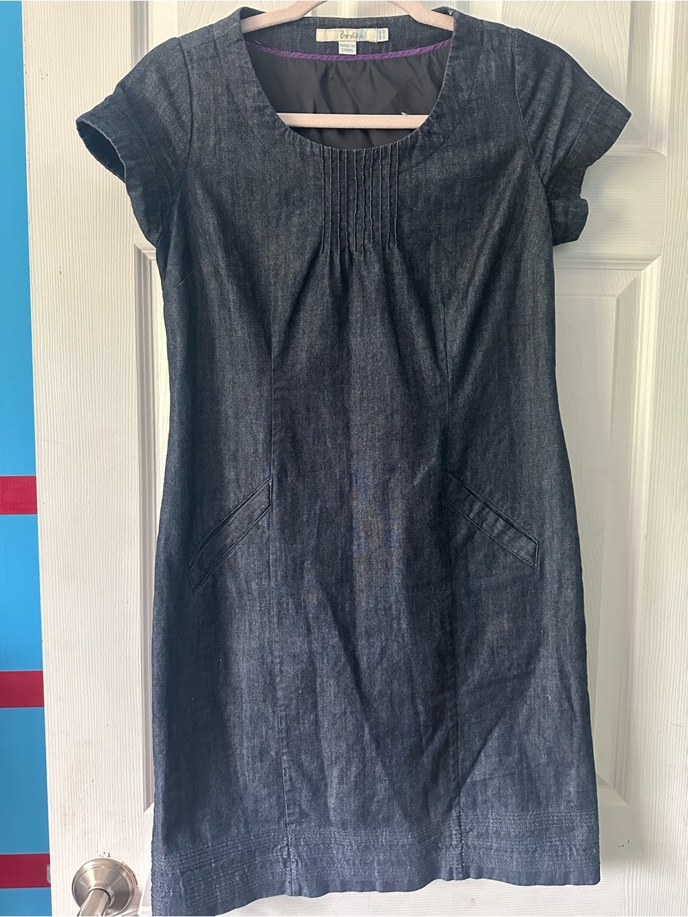Boden Montmartre Denim/Chambray Shift Dress